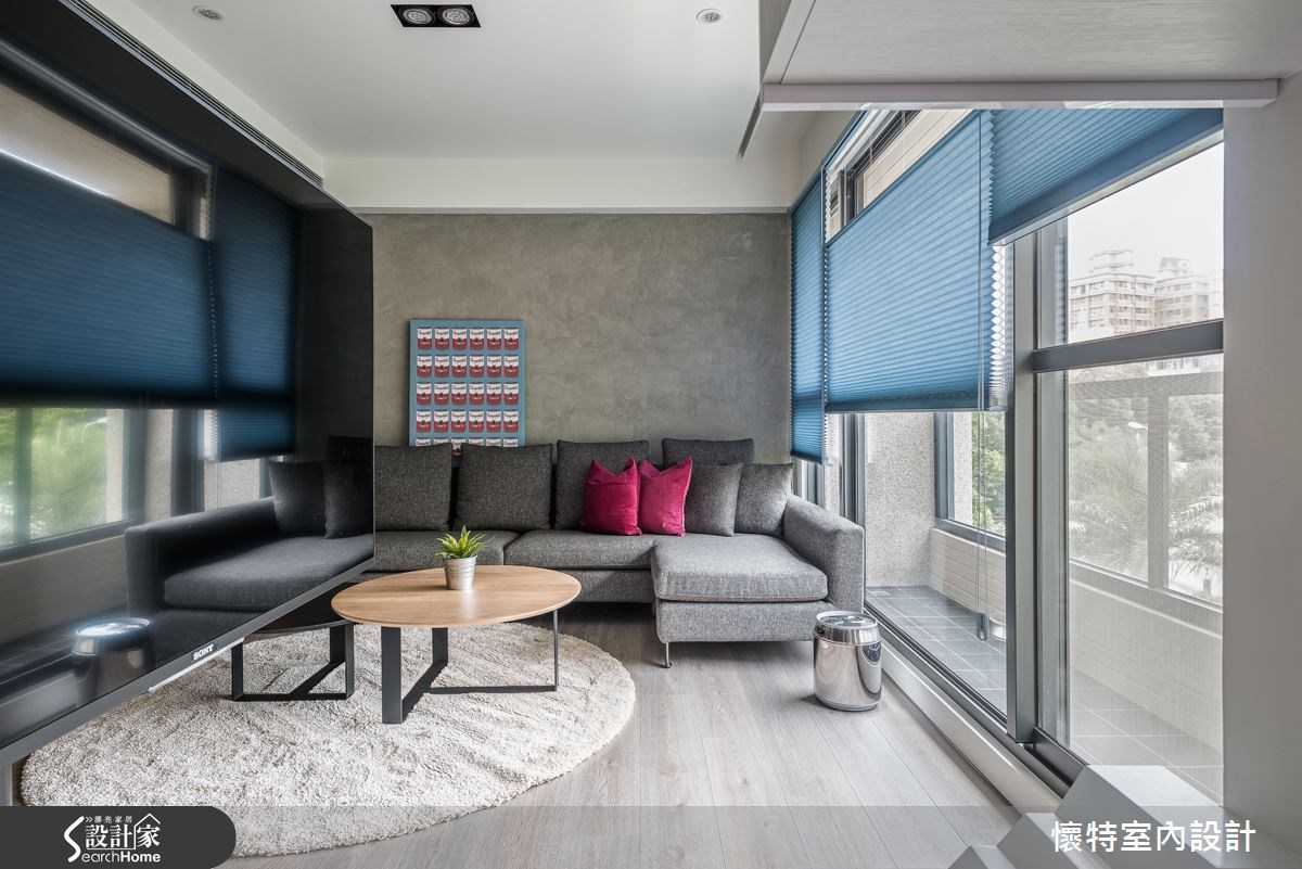 28坪新成屋(5年以下)＿現代風客廳案例圖片＿懷特室內設計＿懷特_22之7
