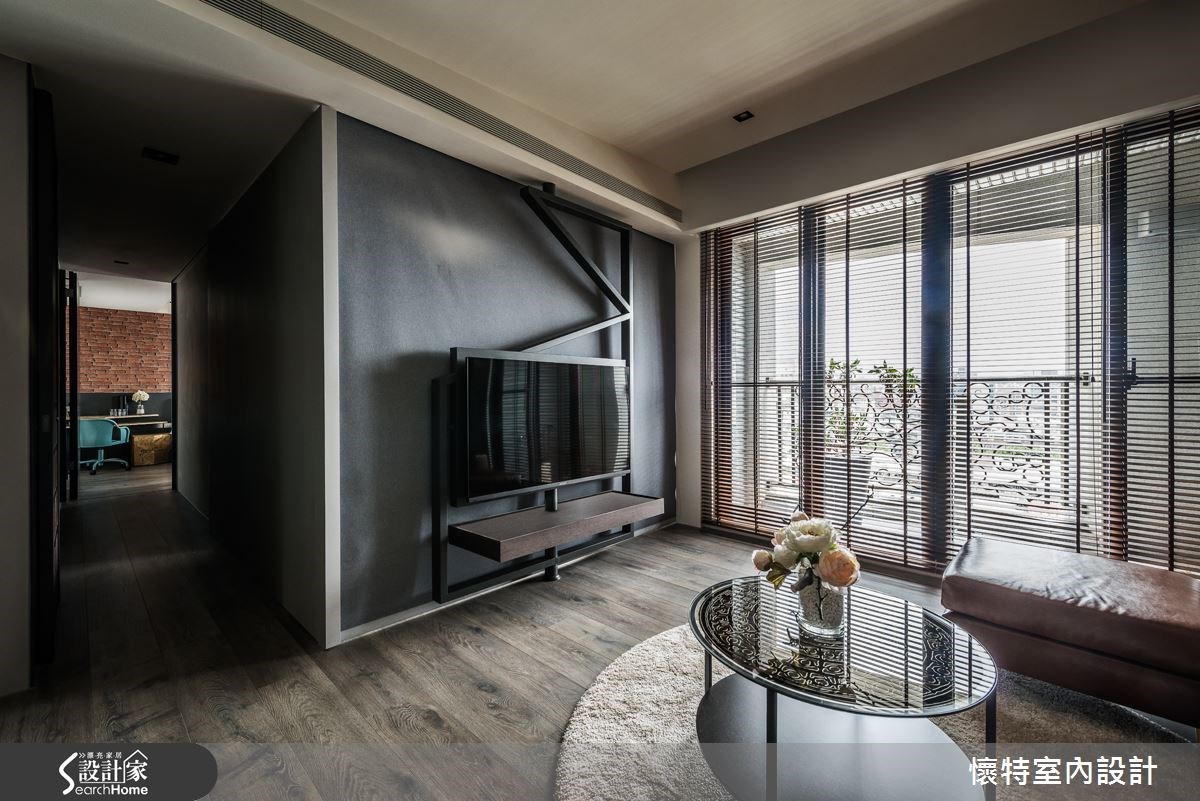 35坪新成屋(5年以下)＿現代風客廳案例圖片＿懷特室內設計＿懷特_23之5