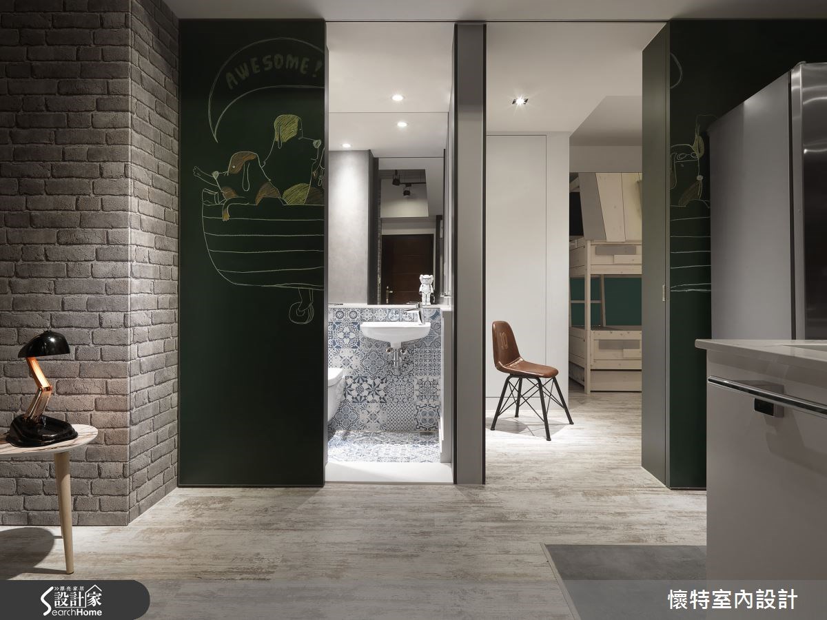 35坪＿現代風玄關案例圖片＿懷特室內設計＿懷特_25之4