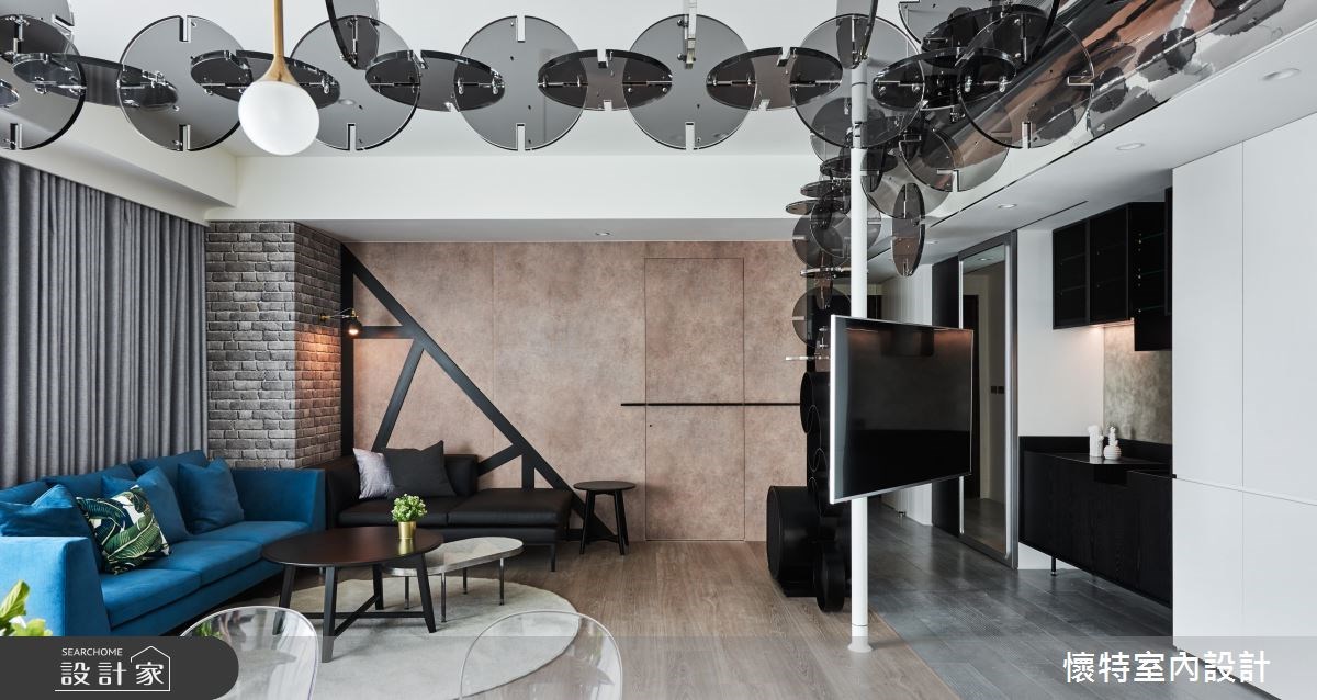 25坪中古屋(5~15年)＿現代風客廳案例圖片＿懷特室內設計＿懷特_32之6