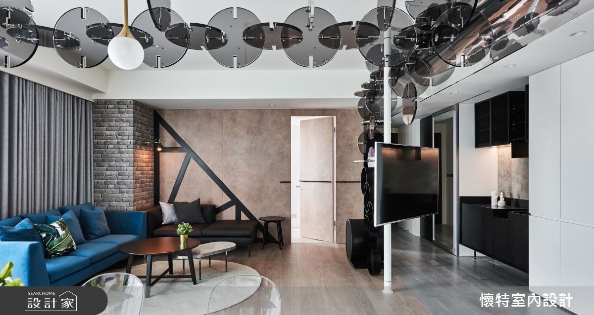 25坪中古屋(5~15年)＿現代風客廳案例圖片＿懷特室內設計＿懷特_32之7