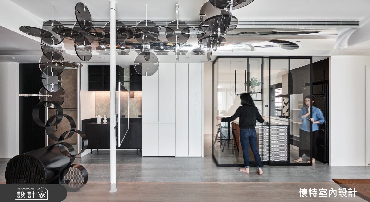 25坪中古屋(5~15年)＿現代風客廳案例圖片＿懷特室內設計＿懷特_32之8