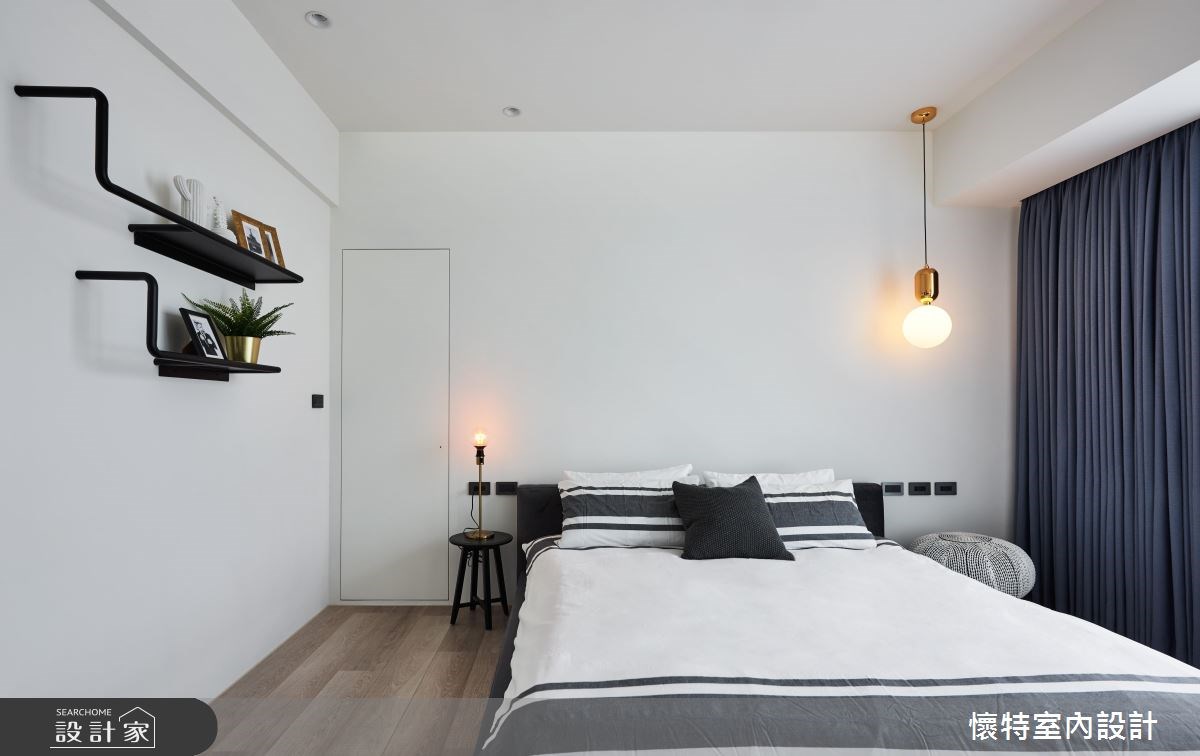 25坪中古屋(5~15年)＿現代風臥室案例圖片＿懷特室內設計＿懷特_32之25