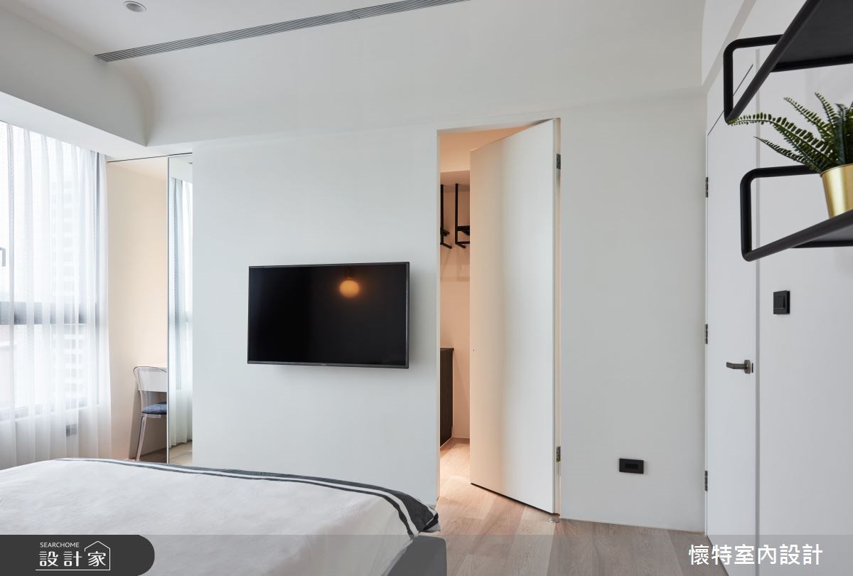 25坪中古屋(5~15年)＿現代風臥室案例圖片＿懷特室內設計＿懷特_32之26