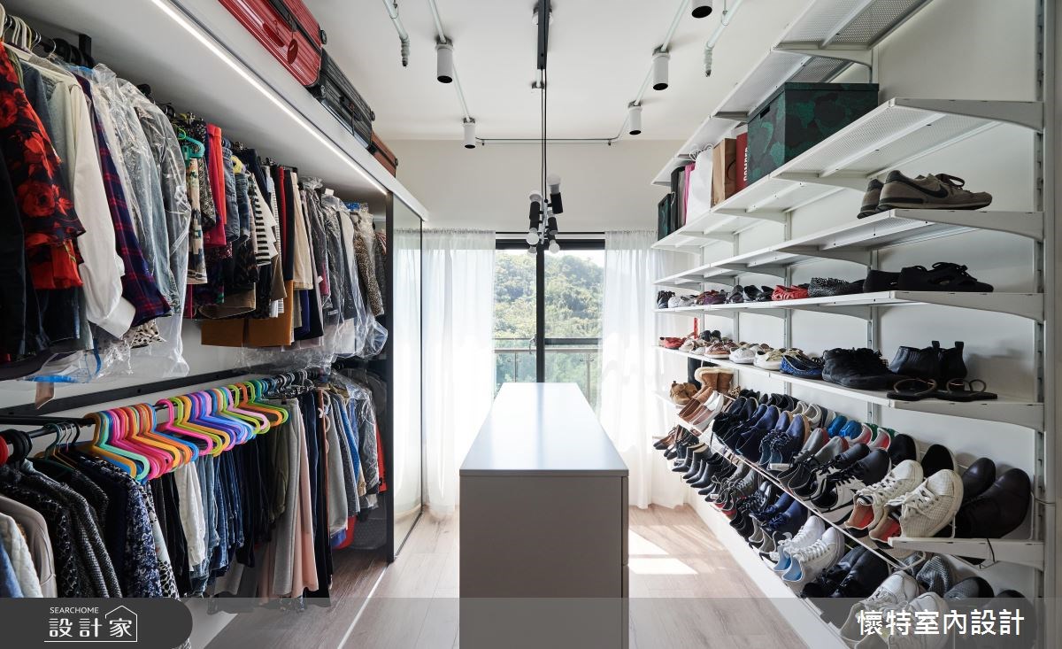 22坪新成屋(5年以下)＿現代風更衣間案例圖片＿懷特室內設計＿懷特_34之26