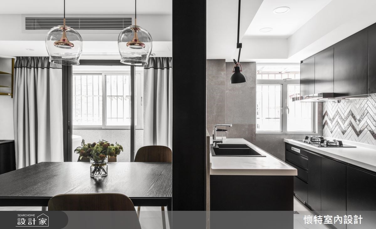 20坪老屋(16~30年)＿現代風餐廳廚房案例圖片＿懷特室內設計＿懷特_35之2