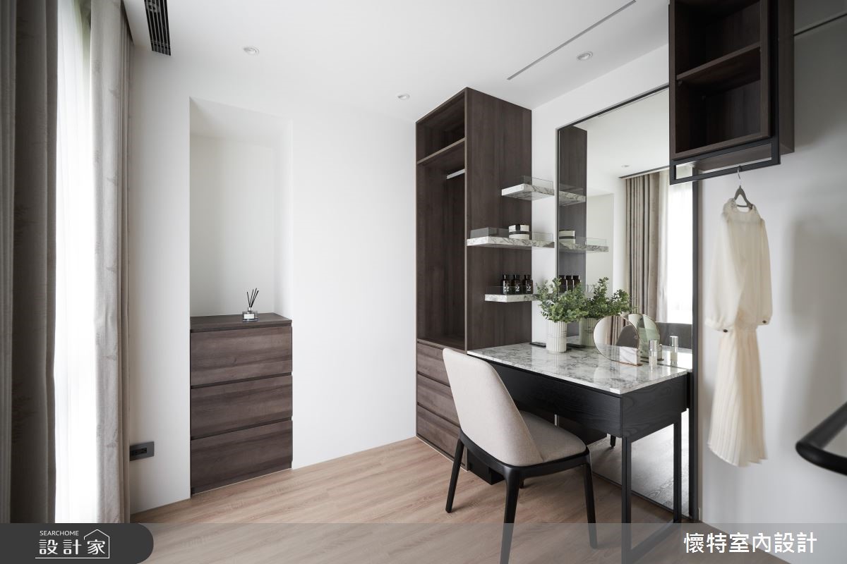 30坪老屋(16~30年)＿現代風更衣間案例圖片＿懷特室內設計＿懷特_36之21