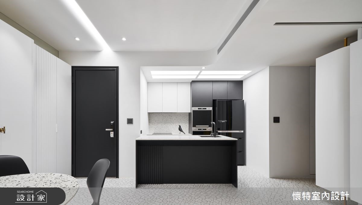 18坪中古屋(5~15年)＿現代風廚房案例圖片＿懷特室內設計＿懷特_37之14