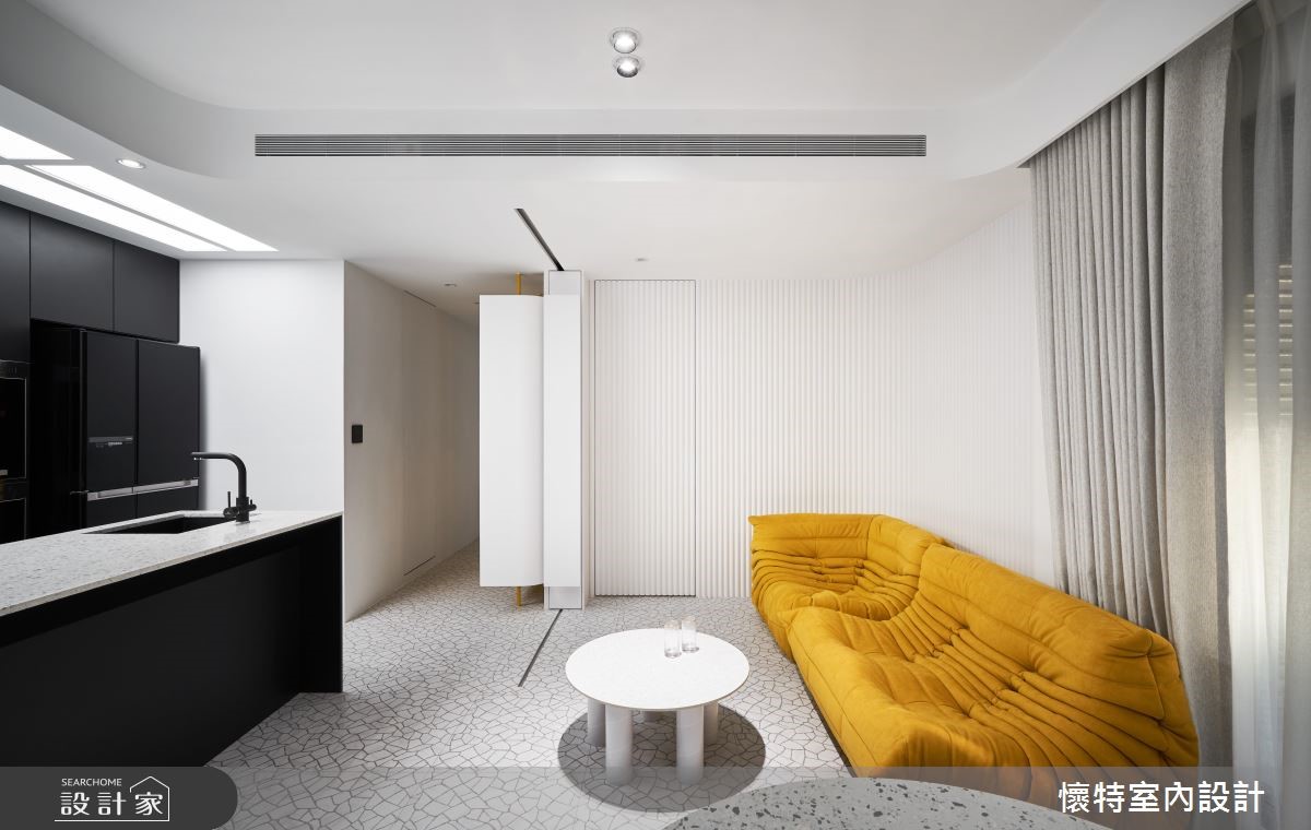 18坪中古屋(5~15年)＿現代風客廳案例圖片＿懷特室內設計＿懷特_37之12