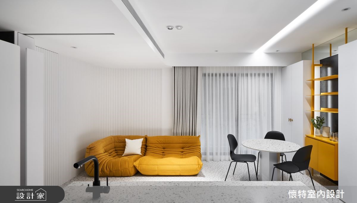 18坪中古屋(5~15年)＿現代風客廳餐廳案例圖片＿懷特室內設計＿懷特_37之5