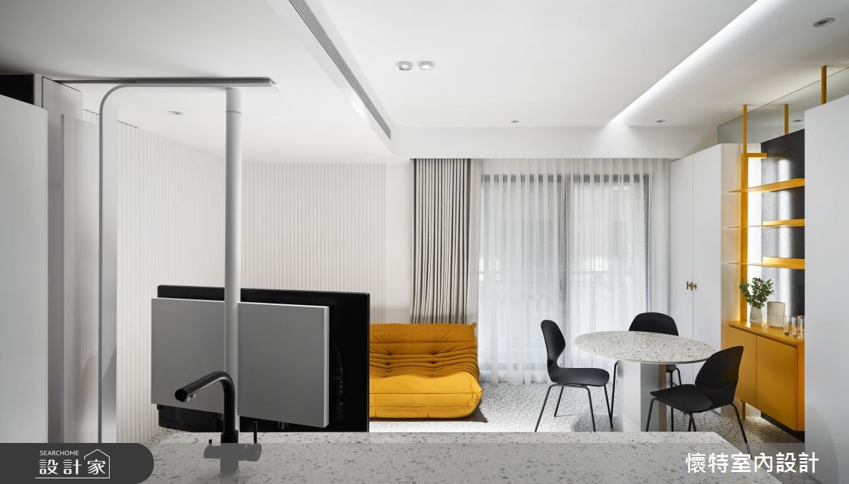 18坪中古屋(5~15年)＿現代風客廳餐廳案例圖片＿懷特室內設計＿懷特_37之7