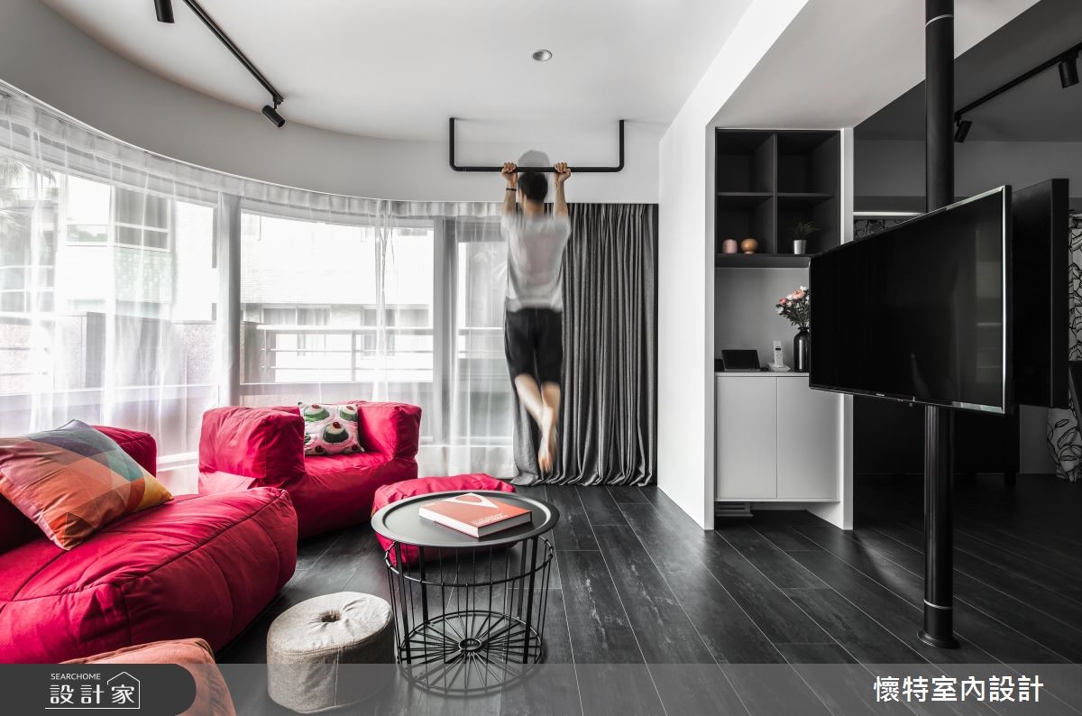 35坪老屋(16~30年)＿現代風客廳案例圖片＿懷特室內設計＿懷特_38之3