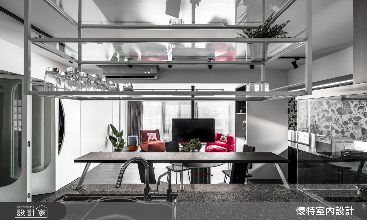 35坪老屋(16~30年)＿現代風餐廳廚房案例圖片＿懷特室內設計＿懷特_38之6