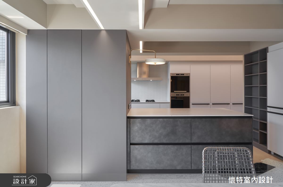 77坪老屋(16~30年)＿簡約風吧檯案例圖片＿懷特室內設計＿懷特_43之15