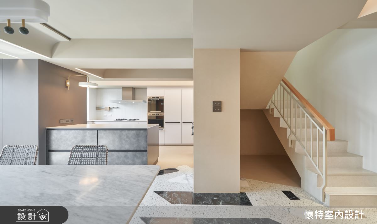 77坪老屋(16~30年)＿簡約風吧檯案例圖片＿懷特室內設計＿懷特_43之13