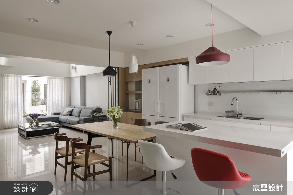 85坪新成屋(5年以下)＿現代風餐廳吧檯案例圖片＿宸璽設計＿宸璽_01之6