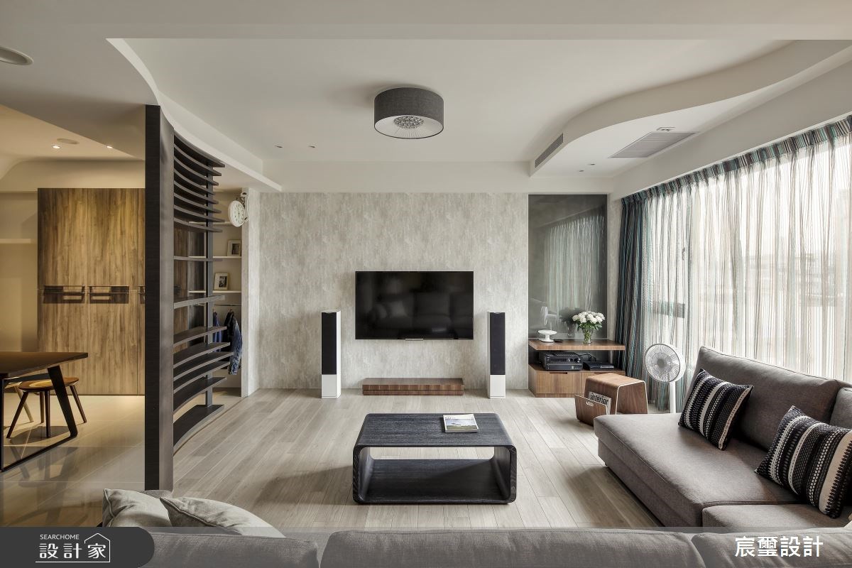35坪新成屋(5年以下)＿現代風客廳案例圖片＿宸璽設計＿宸璽_05之6