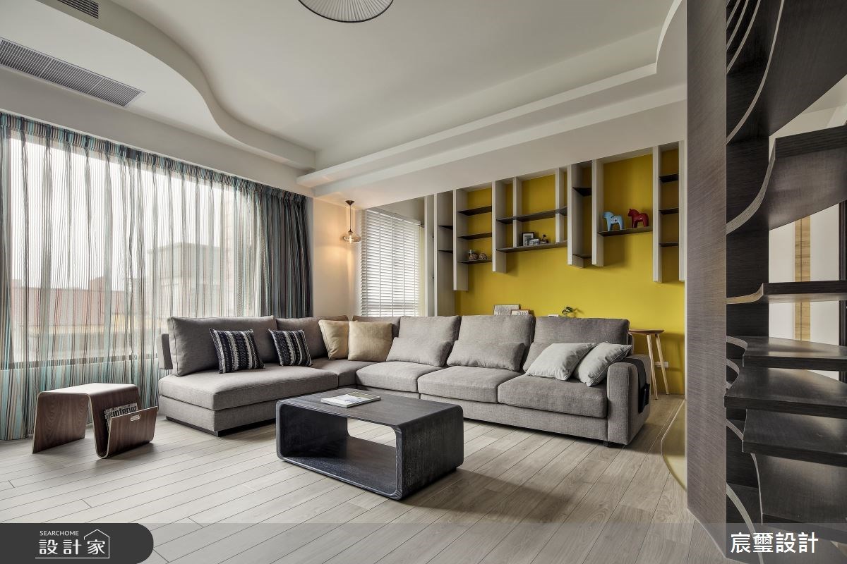 35坪新成屋(5年以下)＿現代風客廳案例圖片＿宸璽設計＿宸璽_05之8