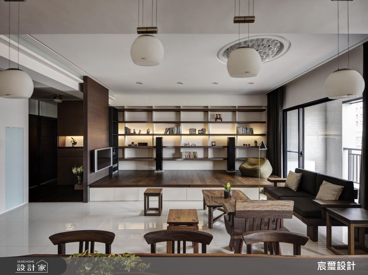 40坪新成屋(5年以下)＿混搭風客廳和室案例圖片＿宸璽設計＿宸璽_08之5
