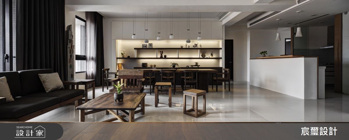40坪新成屋(5年以下)＿混搭風客廳餐廳案例圖片＿宸璽設計＿宸璽_08之8