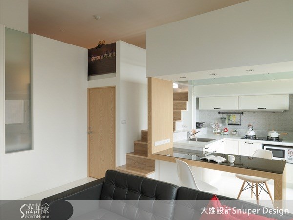 32坪中古屋(5~15年)＿北歐風客廳廚房吧檯案例圖片＿大雄室內設計Snuper Design＿大雄_03之2