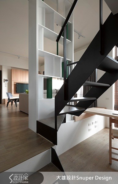 新成屋(5年以下)＿北歐風樓梯案例圖片＿大雄室內設計Snuper Design＿大雄_18之20