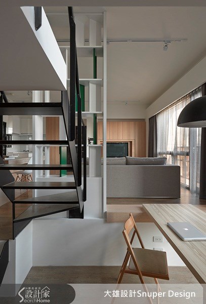 新成屋(5年以下)＿北歐風客廳樓梯案例圖片＿大雄室內設計Snuper Design＿大雄_18之19