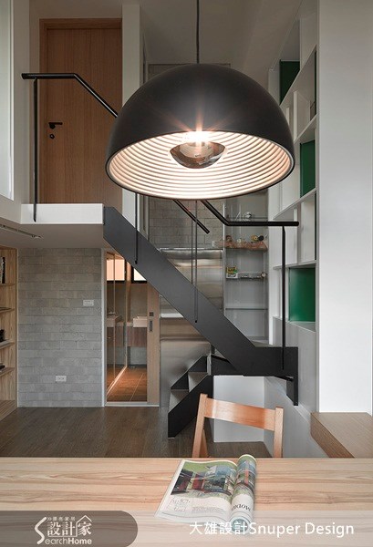 新成屋(5年以下)＿北歐風書房樓梯案例圖片＿大雄室內設計Snuper Design＿大雄_18之17