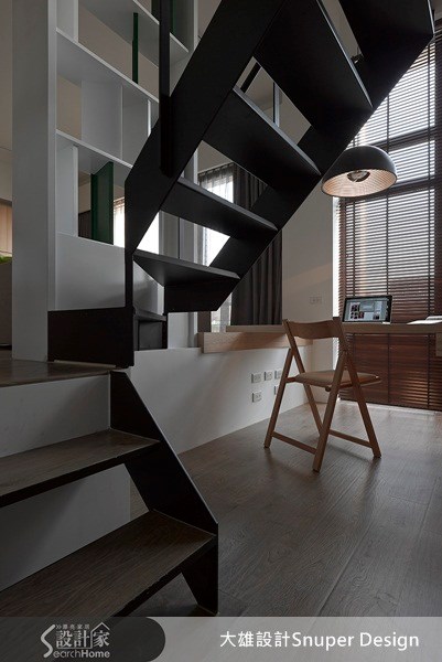 新成屋(5年以下)＿北歐風書房樓梯案例圖片＿大雄室內設計Snuper Design＿大雄_18之21