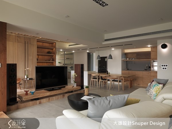 45坪新成屋(5年以下)＿北歐風客廳餐廳案例圖片＿大雄室內設計Snuper Design＿大雄_21之3