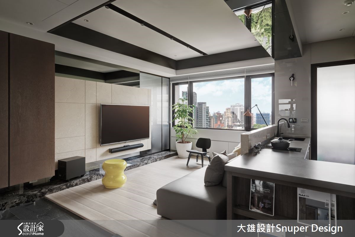 22坪新成屋(5年以下)＿現代風客廳廚房吧檯案例圖片＿大雄室內設計Snuper Design＿大雄_41之5