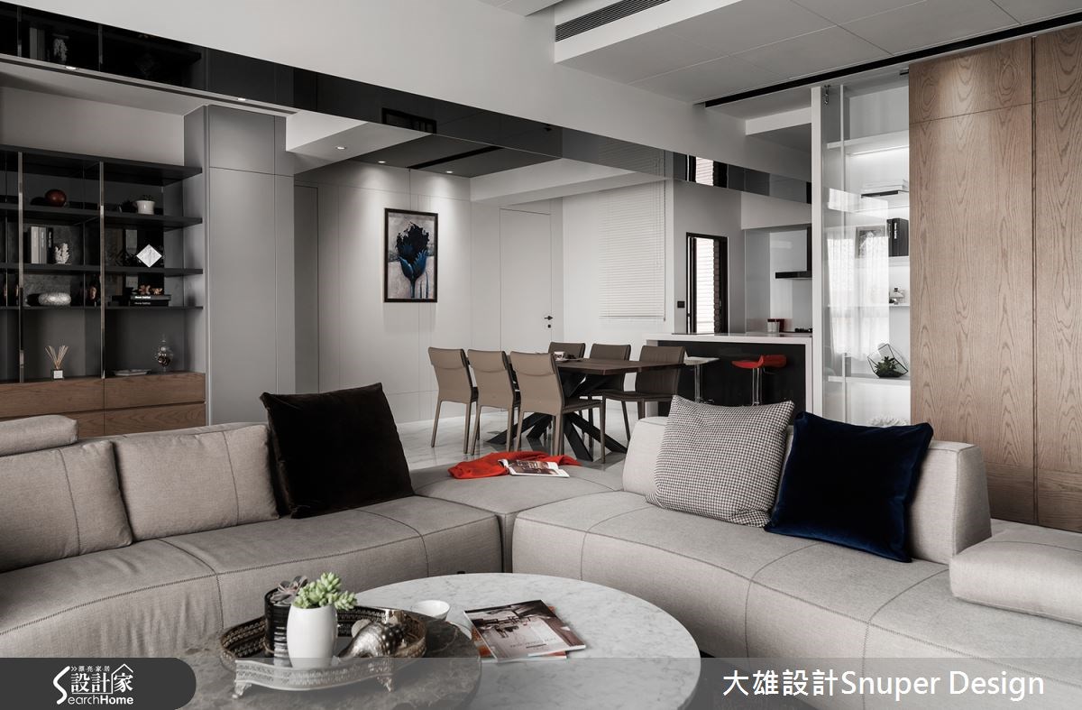 40坪中古屋(5~15年)＿現代風客廳餐廳吧檯案例圖片＿大雄室內設計Snuper Design＿大雄_46之6