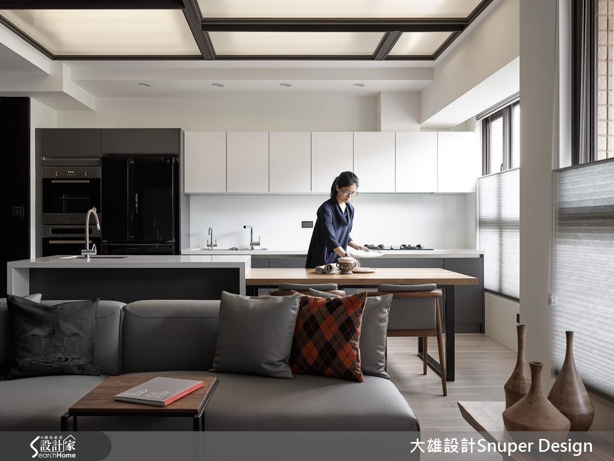 25坪新成屋(5年以下)＿現代風客廳廚房案例圖片＿大雄室內設計Snuper Design＿大雄_51之8