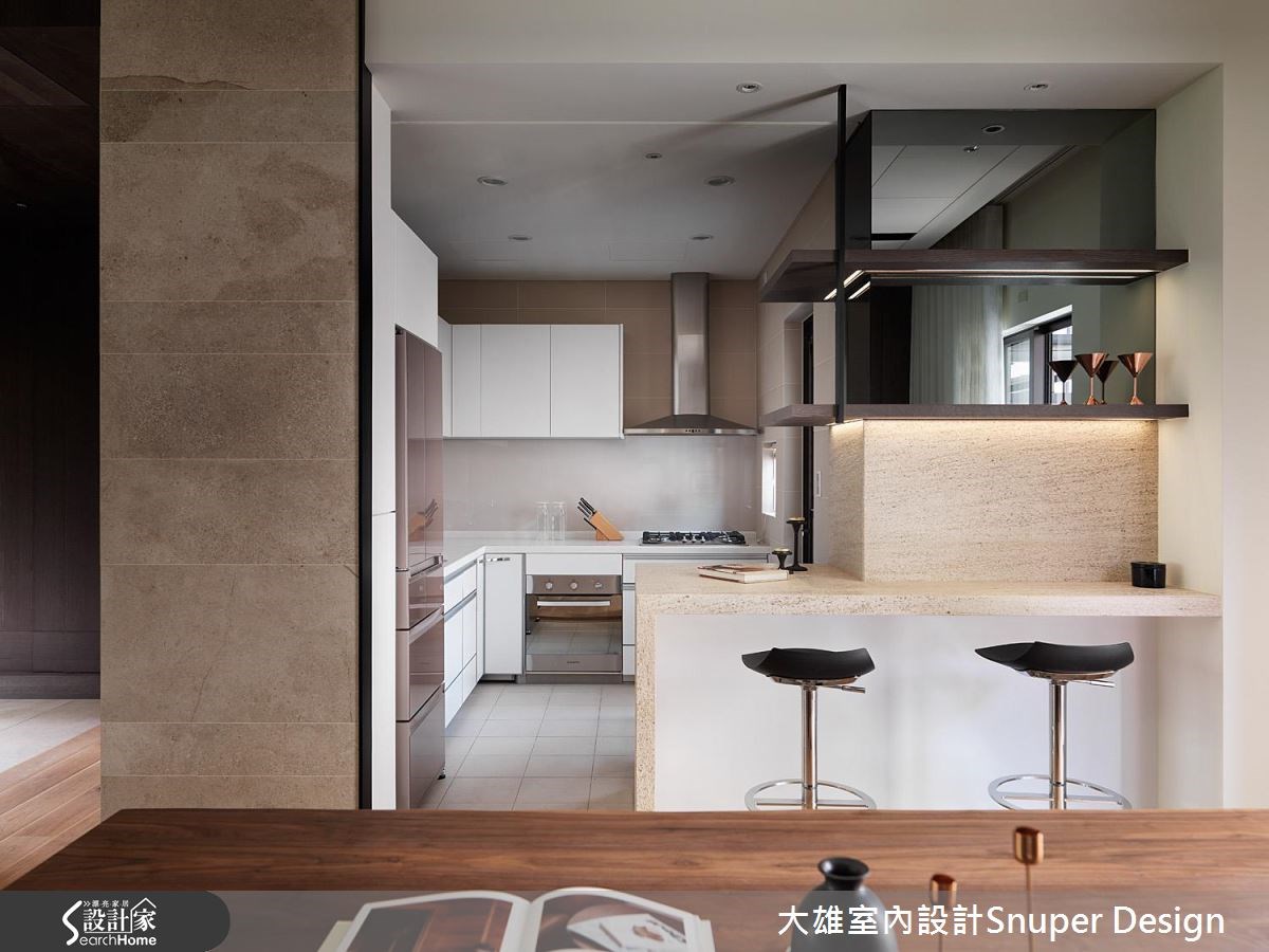 60坪中古屋(5~15年)＿現代風廚房吧檯案例圖片＿大雄室內設計Snuper Design＿大雄_54之9