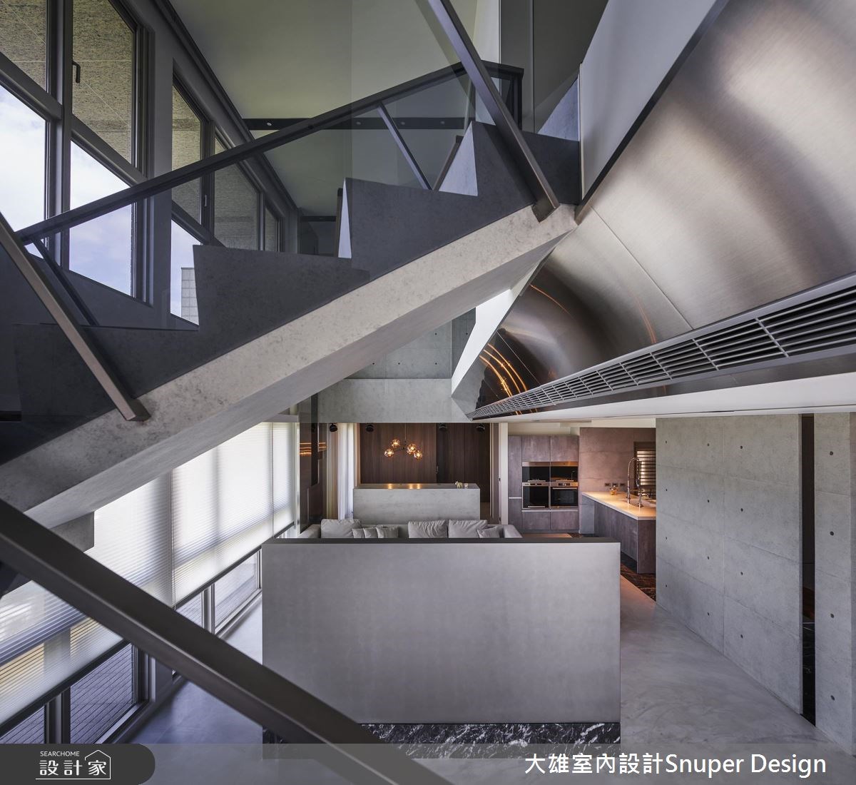 70坪新成屋(5年以下)＿現代風樓梯案例圖片＿大雄室內設計Snuper Design＿大雄_68之18