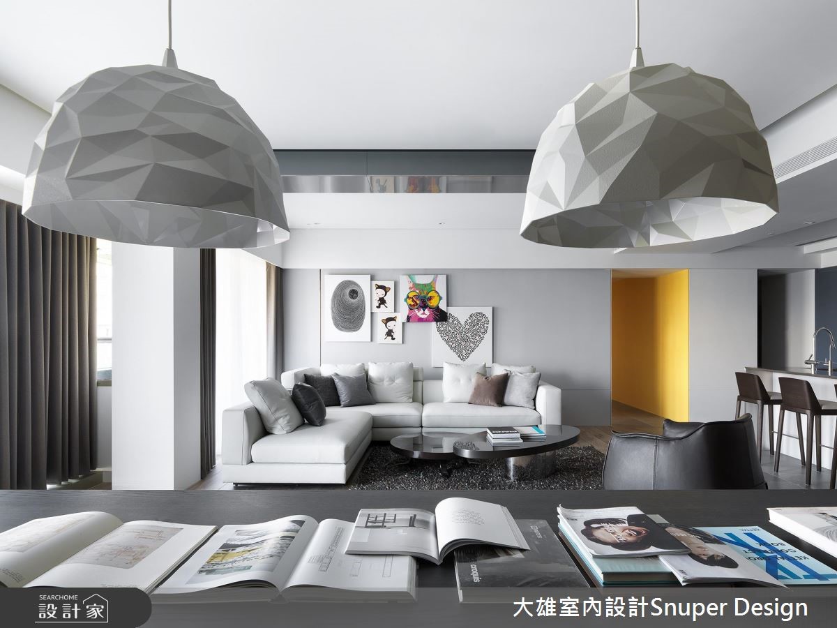 中古屋(5~15年)＿現代風客廳案例圖片＿大雄室內設計Snuper Design＿大雄_78之1