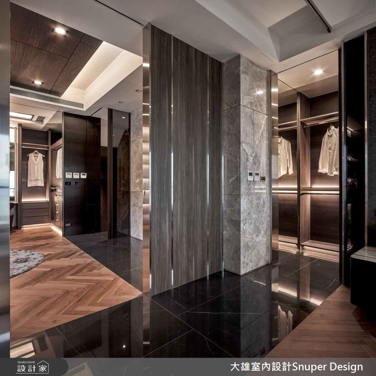 200坪新成屋(5年以下)＿現代風更衣間案例圖片＿大雄室內設計Snuper Design＿大雄_82之40