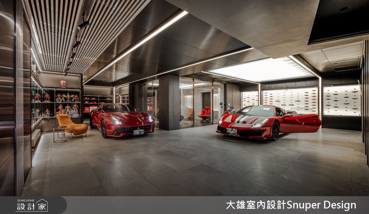 200坪新成屋(5年以下)＿現代風車庫案例圖片＿大雄室內設計Snuper Design＿大雄_82之1