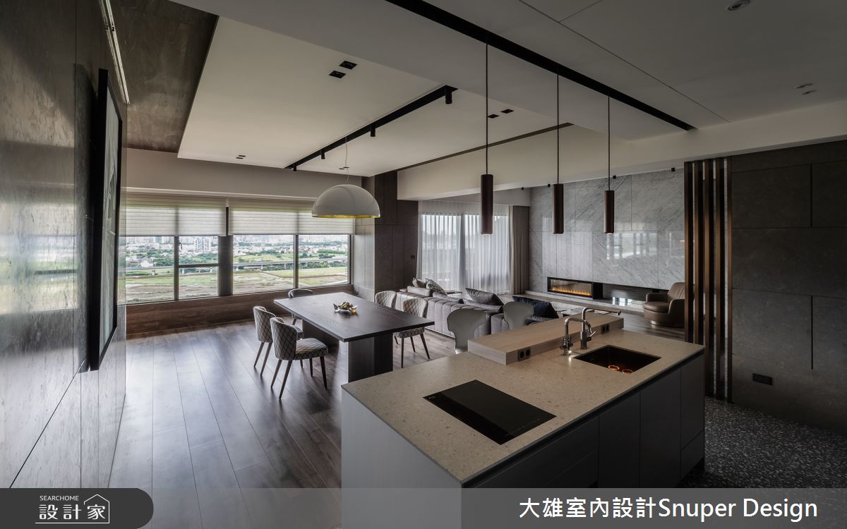 70坪新成屋(5年以下)＿現代風餐廳吧檯案例圖片＿大雄室內設計Snuper Design＿大雄_83之12