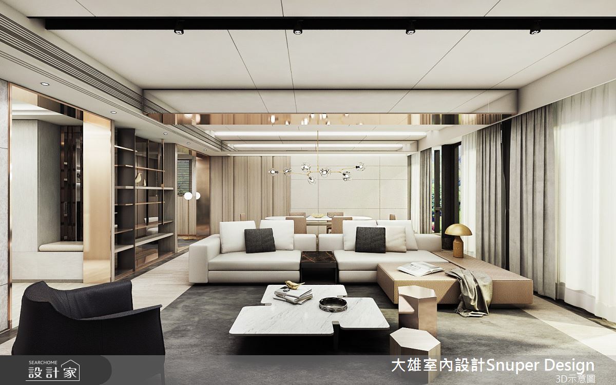 50坪新成屋(5年以下)＿現代風客廳案例圖片＿大雄室內設計Snuper Design＿大雄_96之6