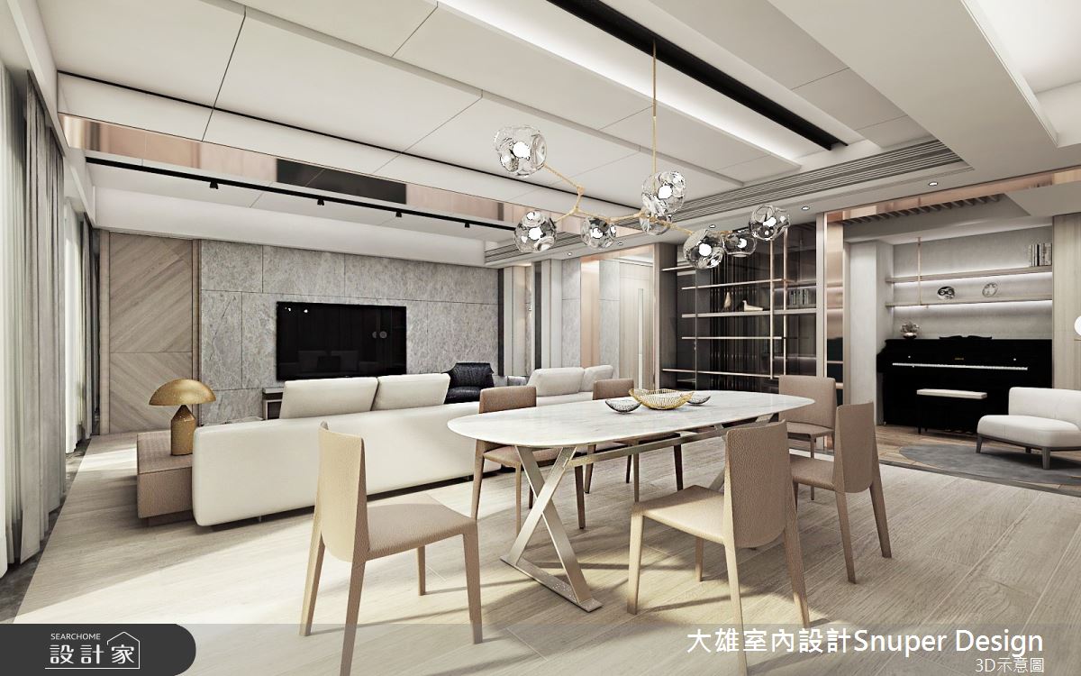 50坪新成屋(5年以下)＿現代風客廳餐廳案例圖片＿大雄室內設計Snuper Design＿大雄_96之7