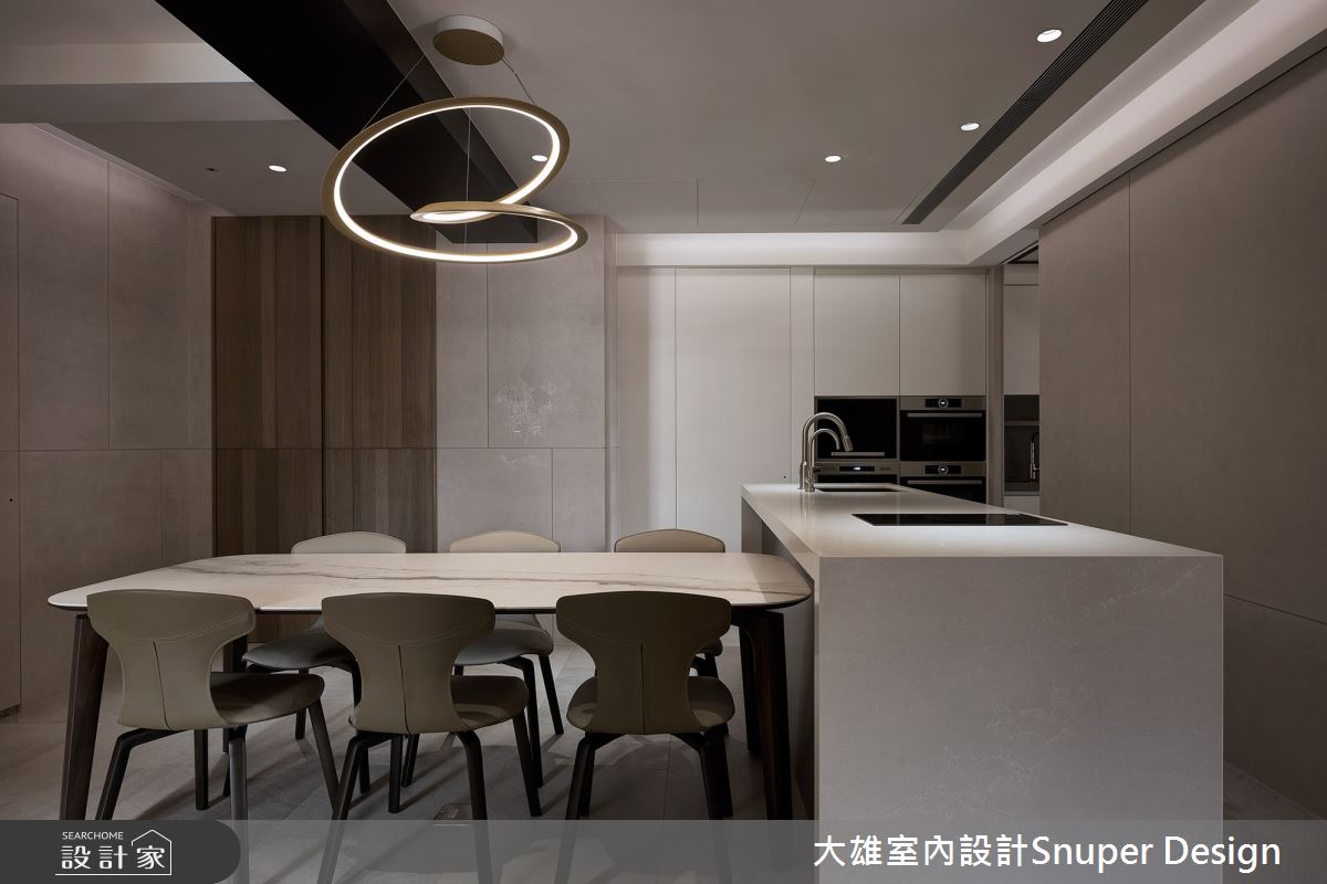 43坪新成屋(5年以下)＿現代風餐廳中島案例圖片＿大雄室內設計Snuper Design＿大雄_99之8