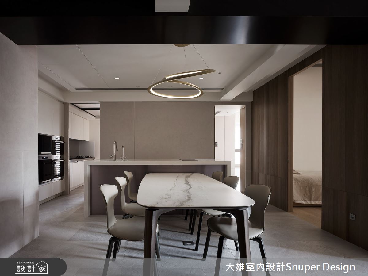 43坪新成屋(5年以下)＿現代風餐廳中島案例圖片＿大雄室內設計Snuper Design＿大雄_99之9