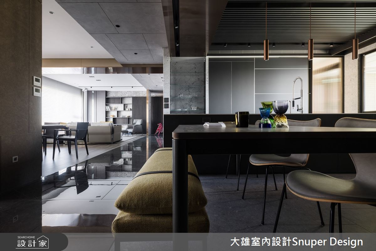 85坪新成屋(5年以下)＿現代風餐廳廚房中島案例圖片＿大雄室內設計Snuper Design＿大雄_102之8