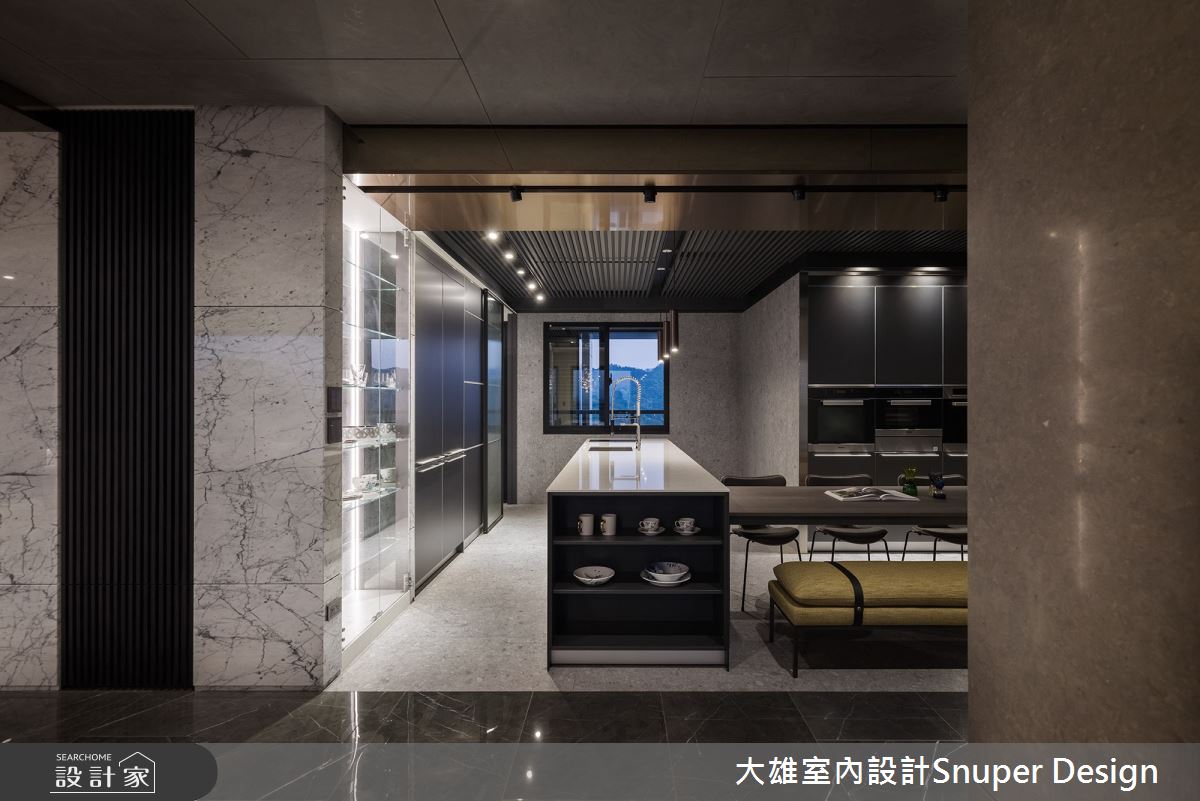 85坪新成屋(5年以下)＿現代風廚房中島案例圖片＿大雄室內設計Snuper Design＿大雄_102之33