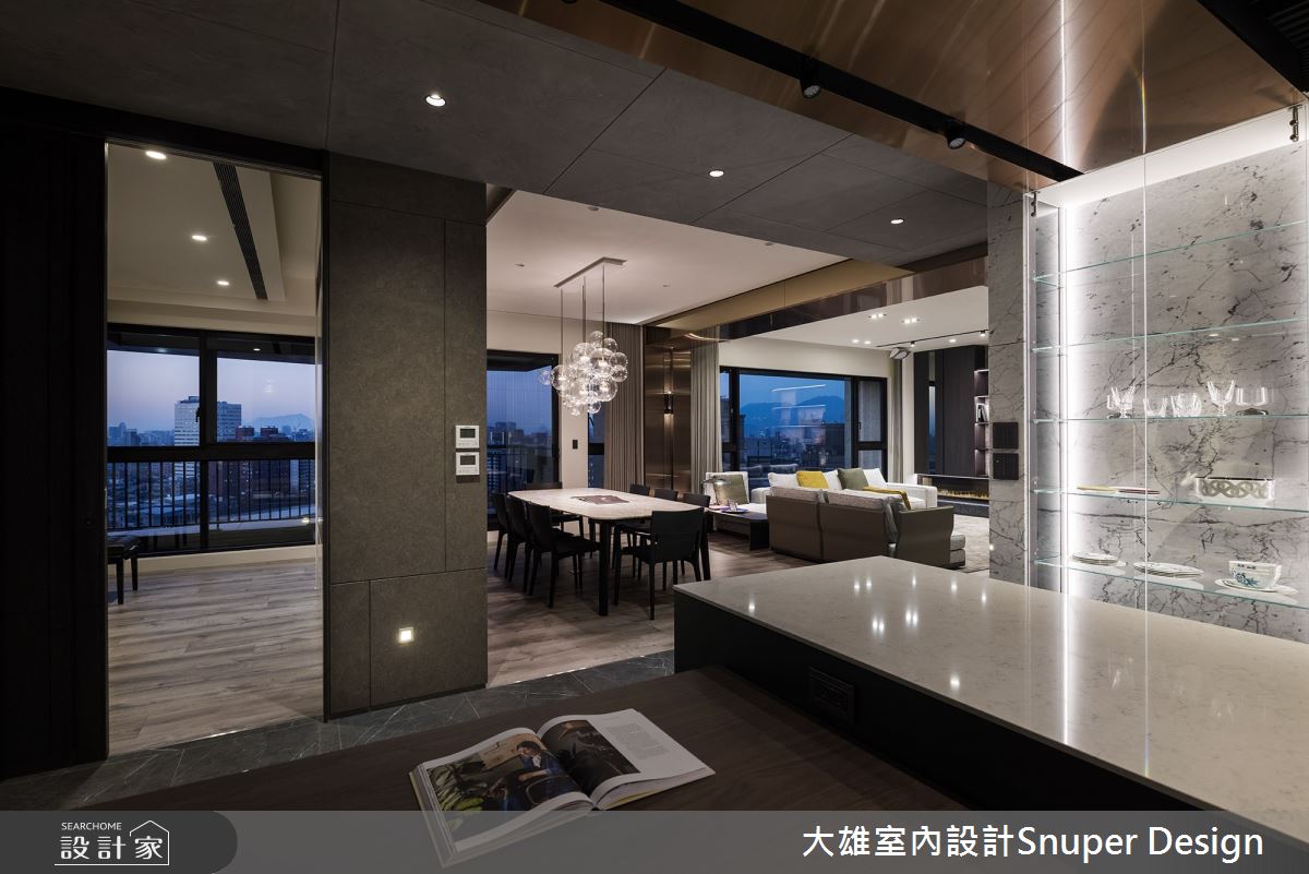85坪新成屋(5年以下)＿現代風客廳書房中島案例圖片＿大雄室內設計Snuper Design＿大雄_102之36