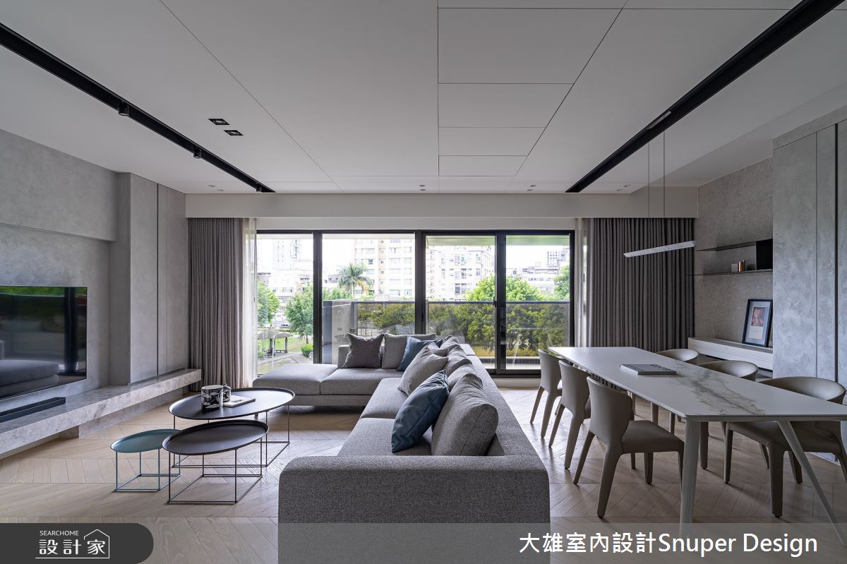 50坪新成屋(5年以下)＿現代風客廳餐廳陽台案例圖片＿大雄室內設計Snuper Design＿大雄_103之8