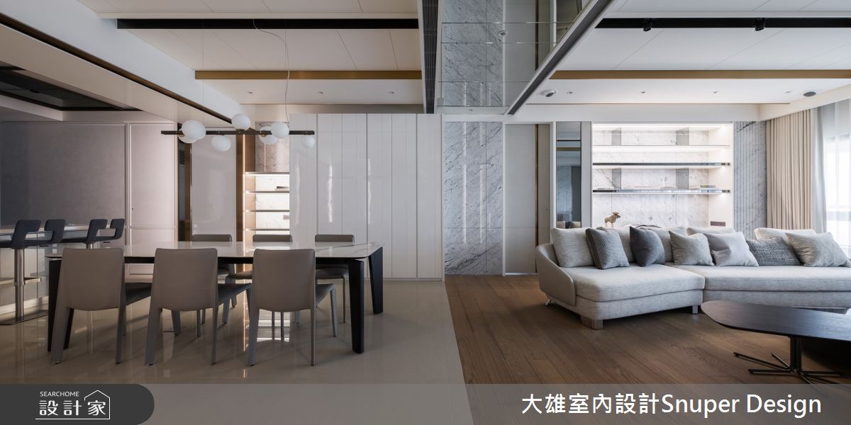 70坪預售屋＿現代風客廳餐廳吧檯案例圖片＿大雄室內設計Snuper Design＿大雄_106之13