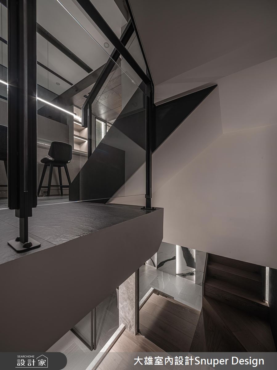 61坪預售屋＿現代風樓梯案例圖片＿大雄室內設計Snuper Design＿大雄_111之6