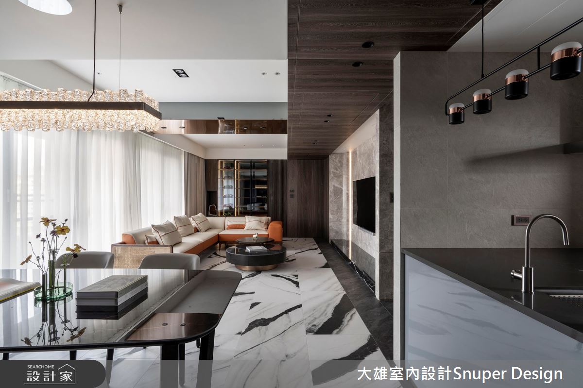 40坪預售屋＿現代風客廳餐廳中島案例圖片＿大雄室內設計Snuper Design＿大雄_116之3